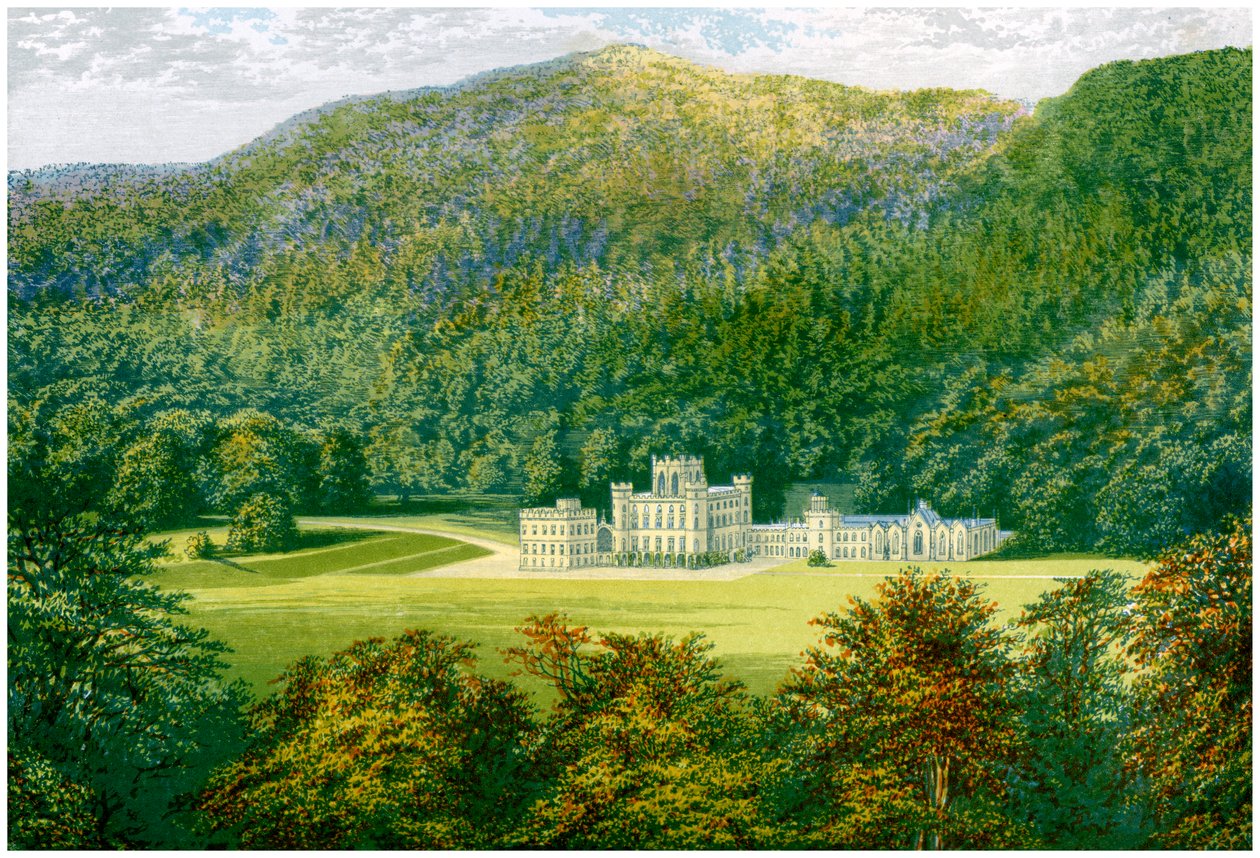 Taymouth Castle, Perthshire, Scotland, home of the Earl of Breadalbane by Unbekannt