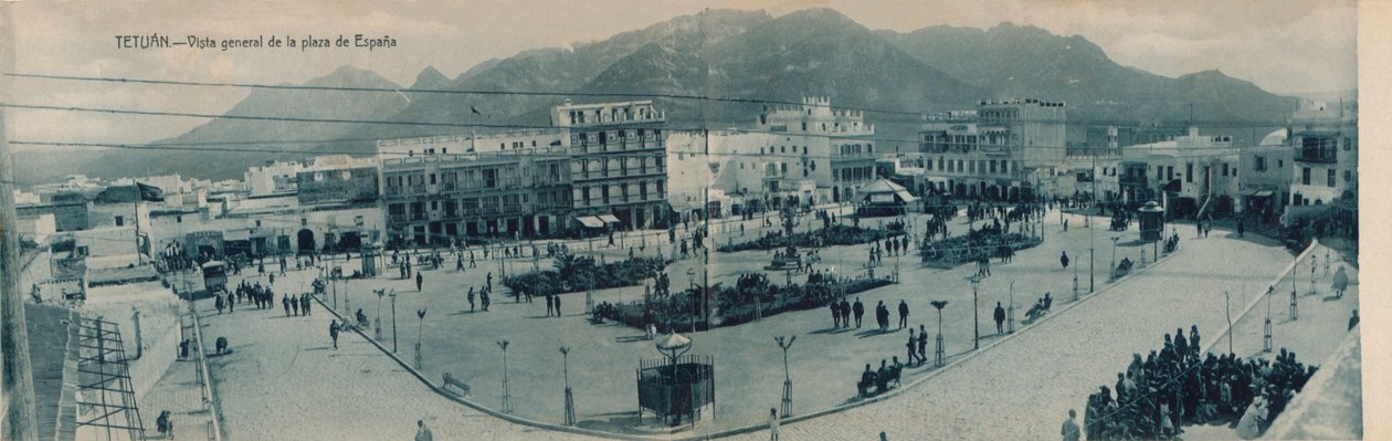 Tetuan - General View of the Plaza de España, c1910 by Unbekannt
