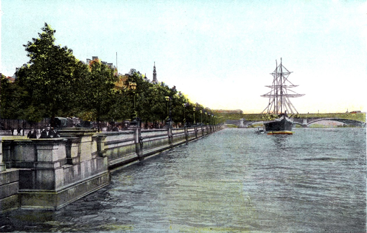 Thames Embankment, London by Unbekannt