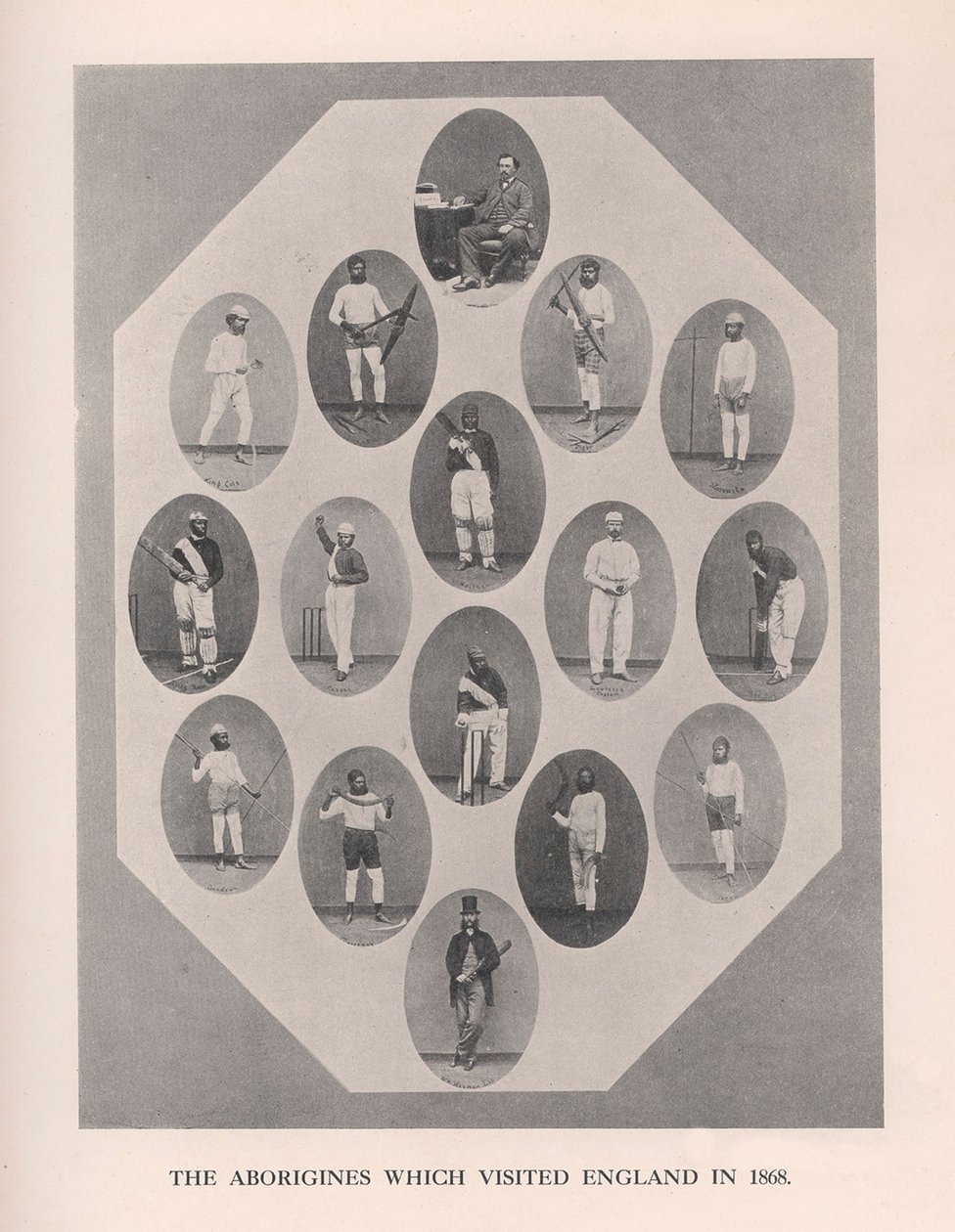 The Aborigines which visited England in 1868 by Unbekannt