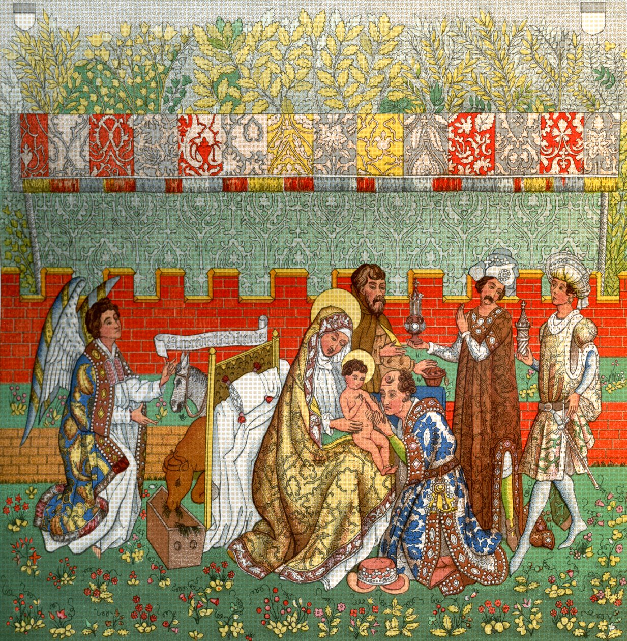 The Adoration of the Magi, the tapestry of Berne by Unbekannt