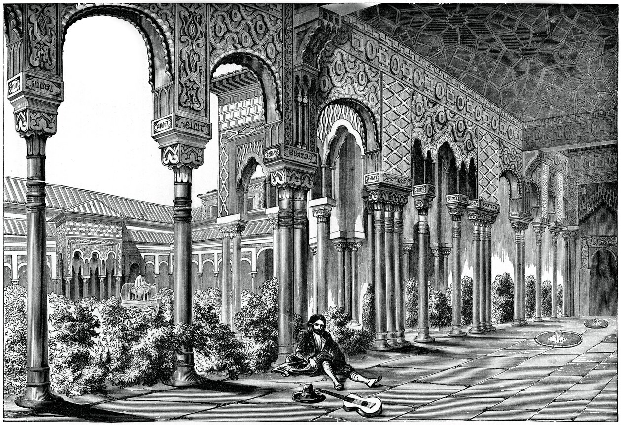 The Alhambra Palace, Granada, Spain, 1870 by Unbekannt