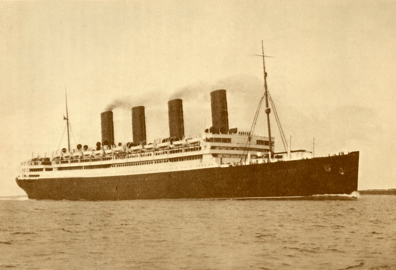 The Aquitania Cunard Line, 45,647 Tons by Unbekannt