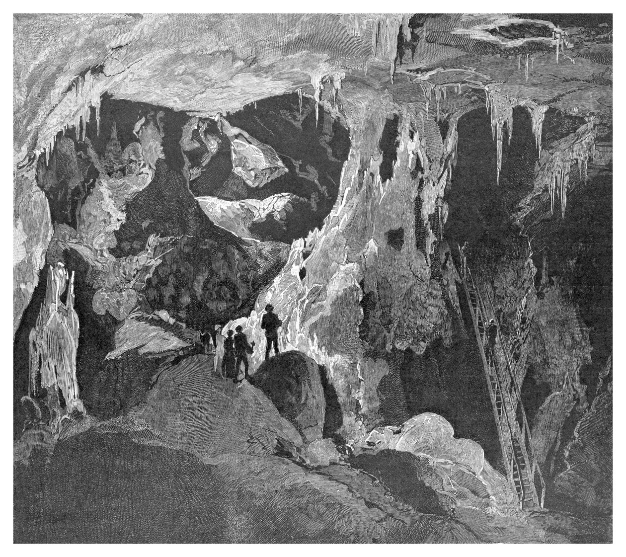 The Arch Cave Looking North, Jenolan Caves, New South Wales, Australia by Unbekannt