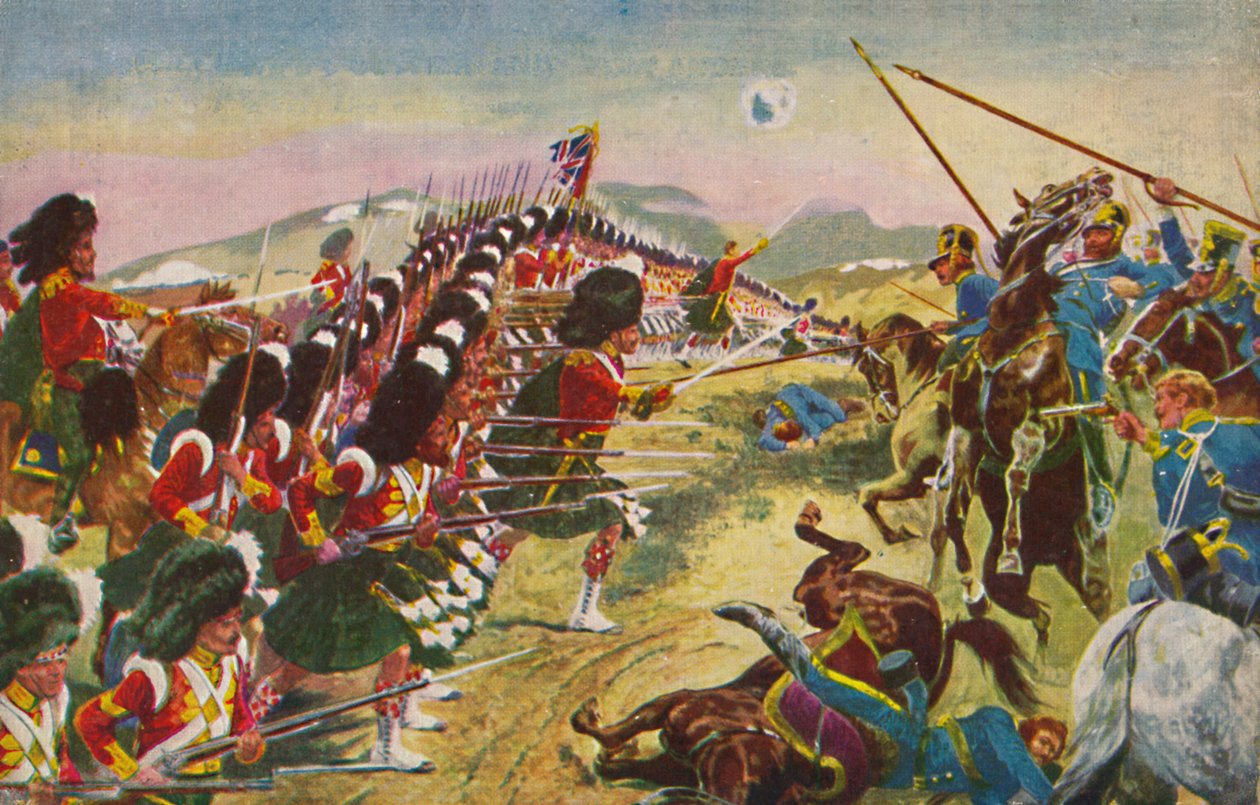 The Argyll & Sutherland Highlanders. The Thin Red Line at Balaclava by Unbekannt