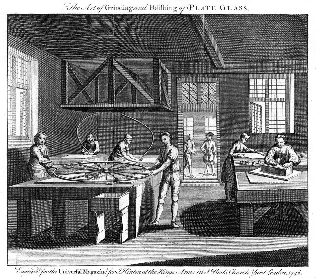 The Art of Grinding and Polishing of Plate-Glass, 1748 by Unbekannt