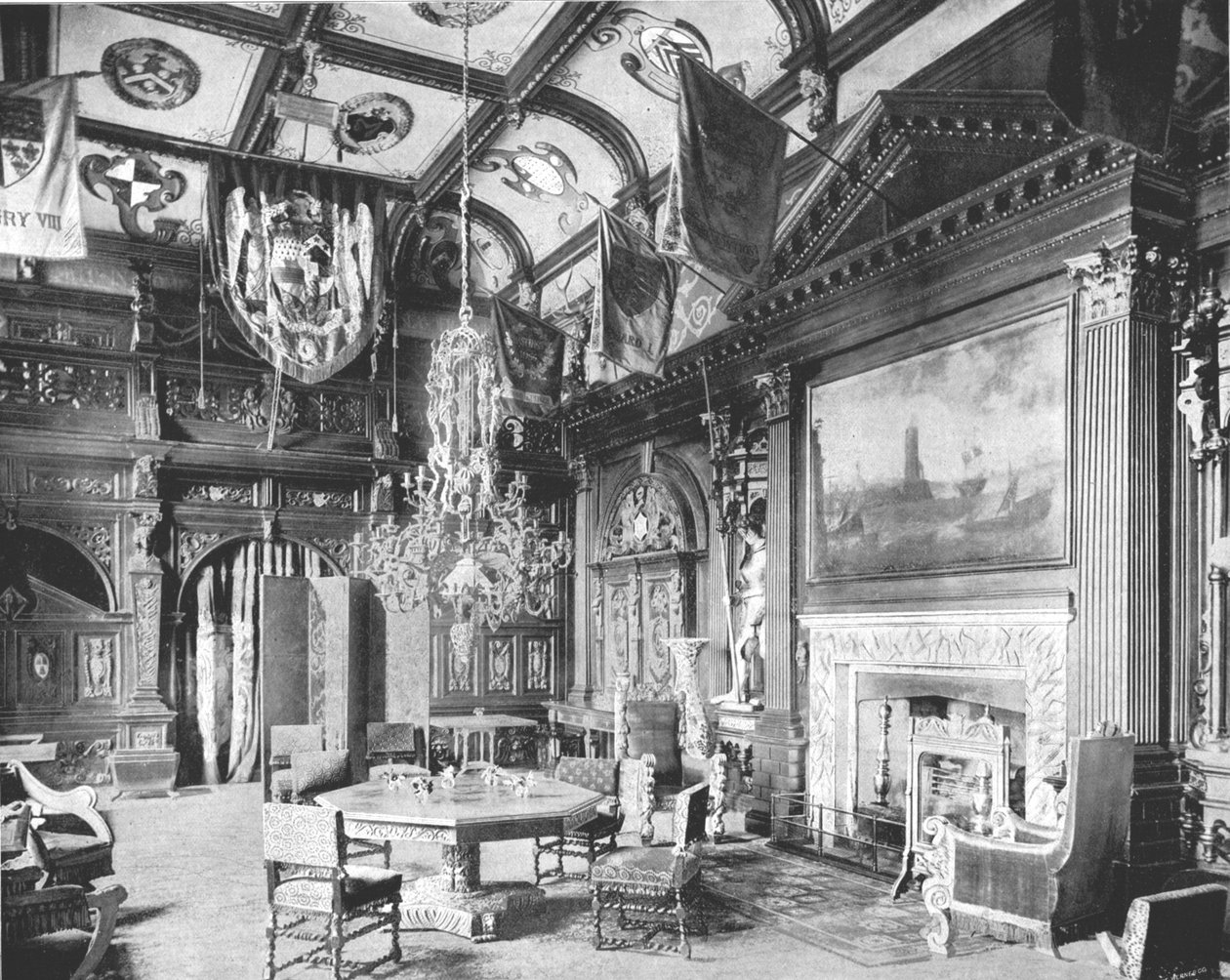 The Banqueting Hall, Knebworth House, Hertfordshire by Unbekannt