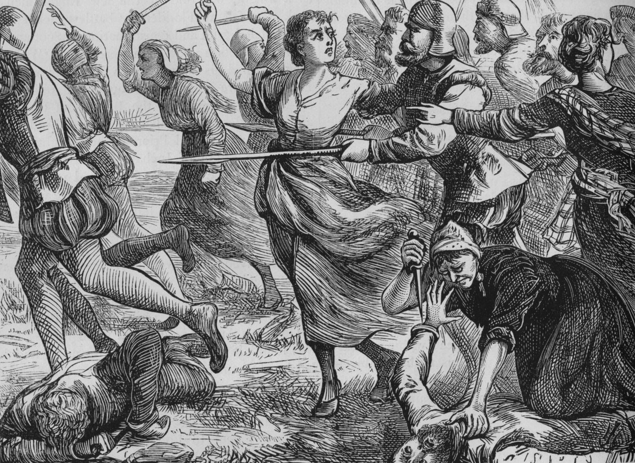 The Battle of Ancrum Moor, 27 February 1545 by Unbekannt
