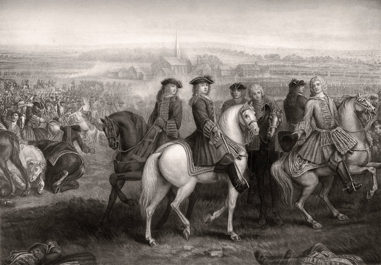 The Battle of Blenheim, 1704 by Unbekannt