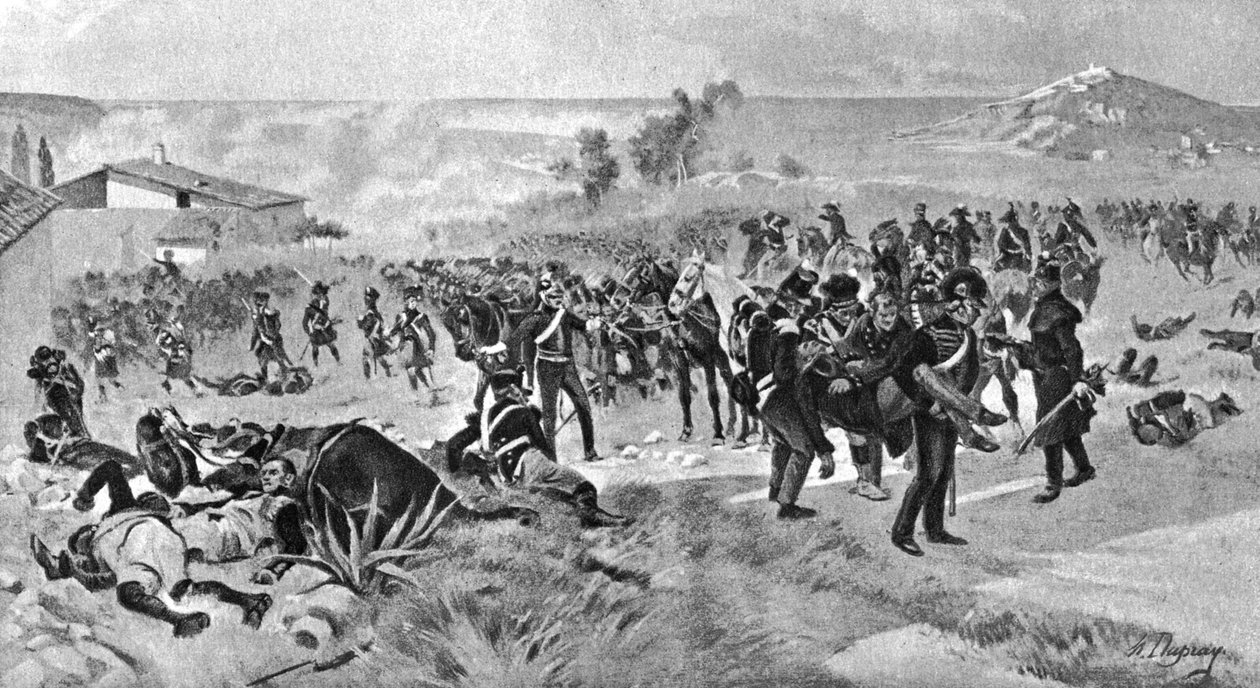 The Battle of Corunna, 16 January 1809, 1910 by Unbekannt