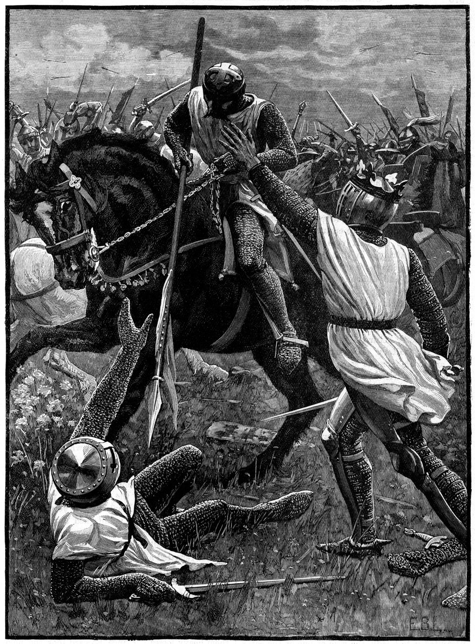 The Battle of Evesham, 4 August 1265 by Unbekannt