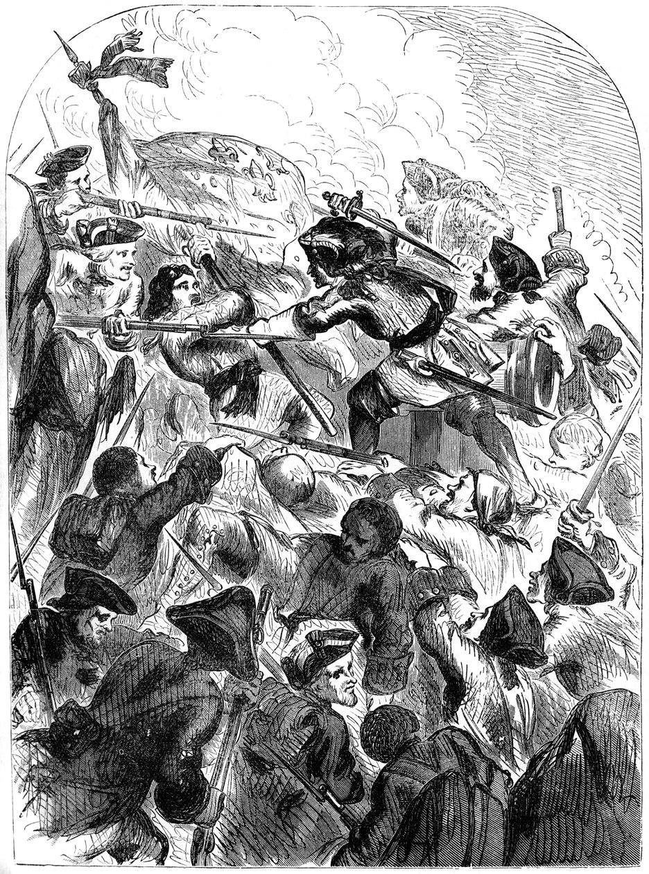 The Battle of Schellenberg, Austria by Unbekannt