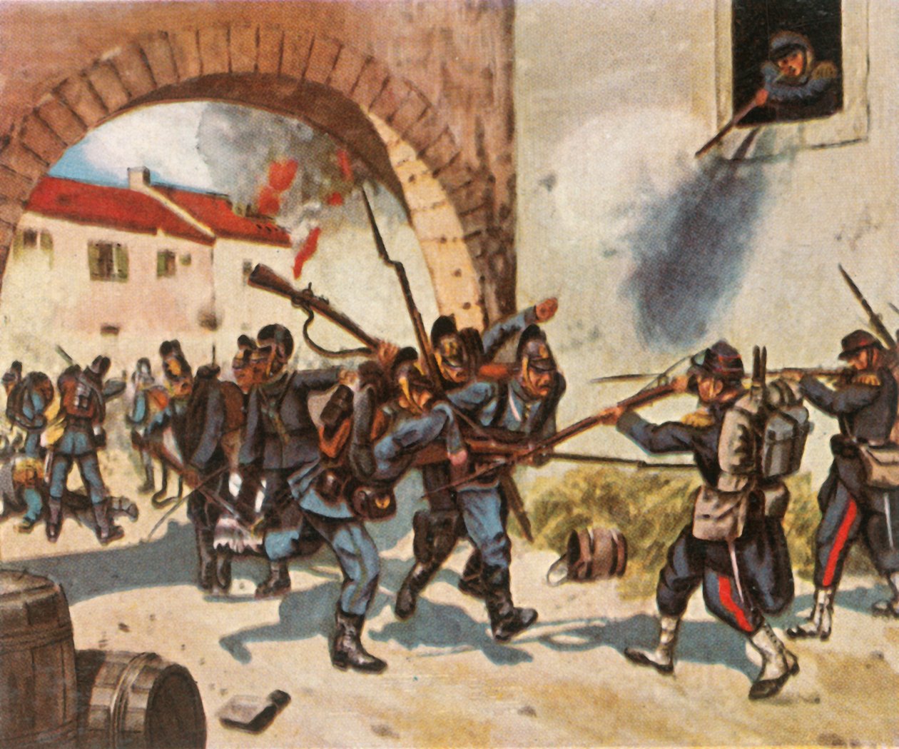 The Battle of Sedan, 1 September 1870 by Unbekannt