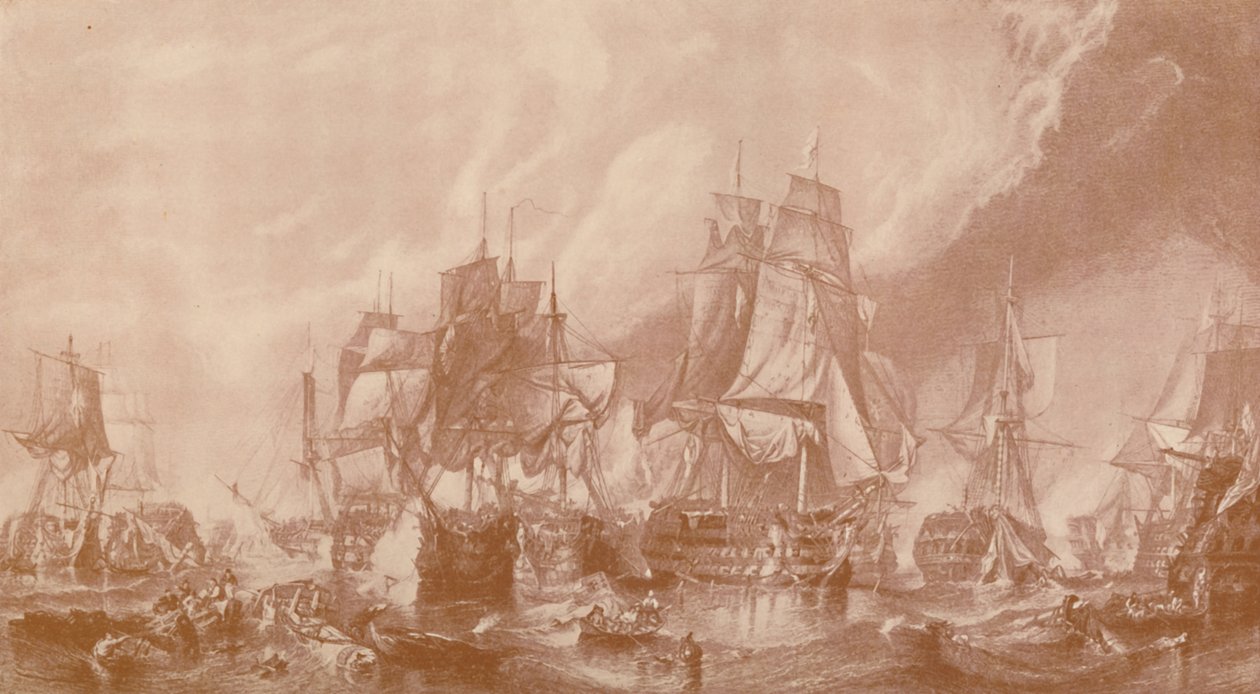 The Battle of Trafalgar, 1805, 1896 by Unbekannt