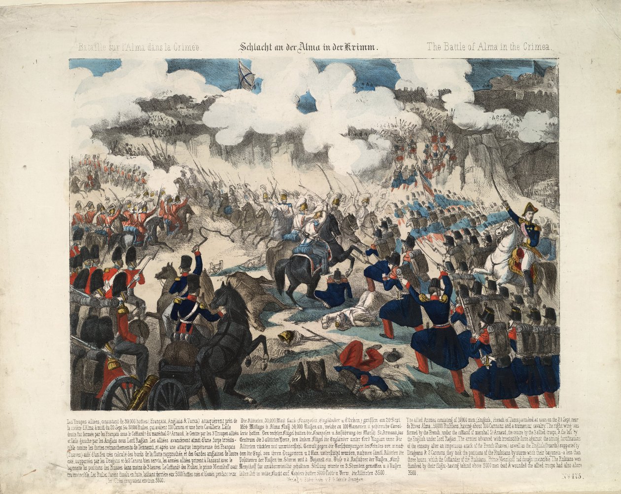 The Battle of the Alma on September 20, 1854 by Unbekannt