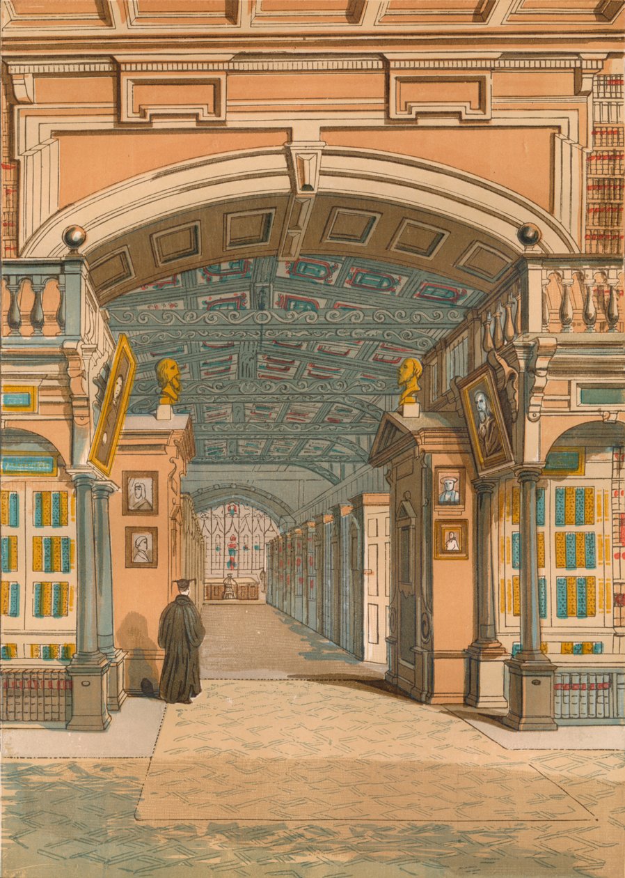 The Bodleian Library, Oxford, c1845, 1864 by Unbekannt