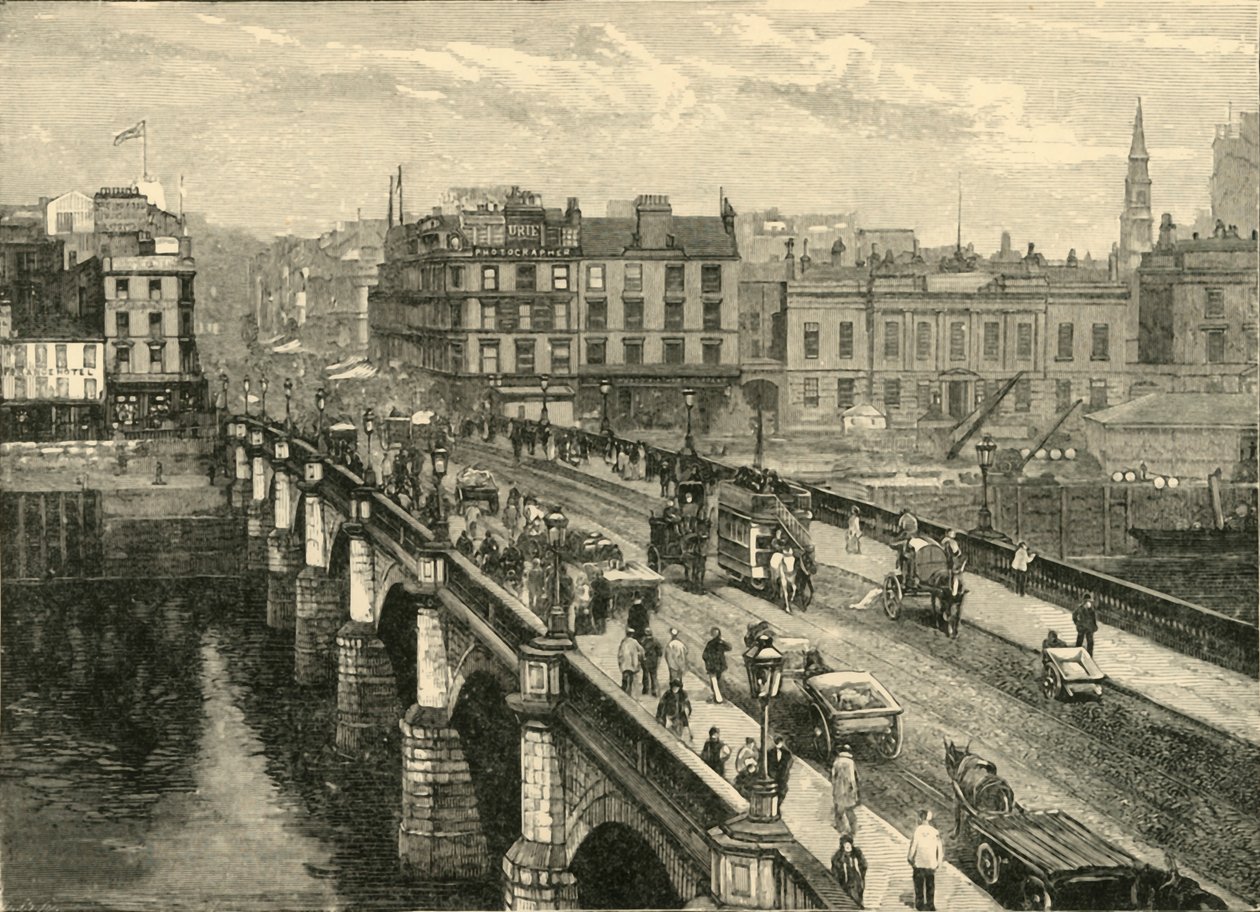 The Broomielaw Bridge, Glasgow by Unbekannt