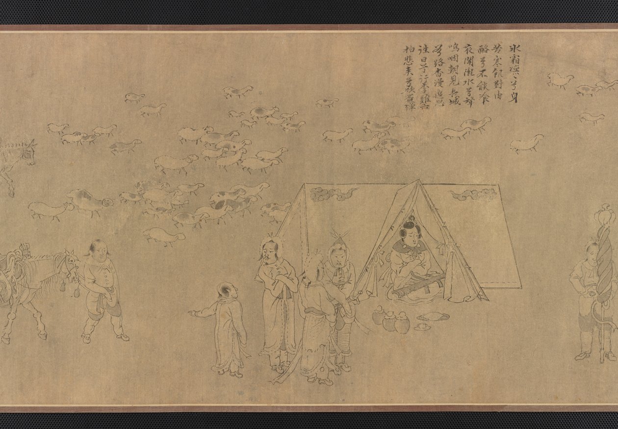 The Captivity of Cai Wenji, Ming Dynasty, 14th-15th Century by Unbekannt