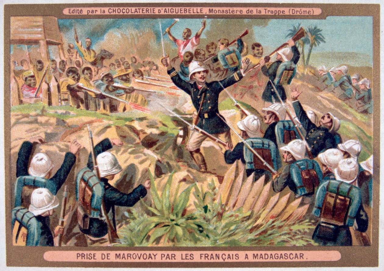 The Capture of Marovoay by the French, Madagascar, 19th-20th century by Unbekannt