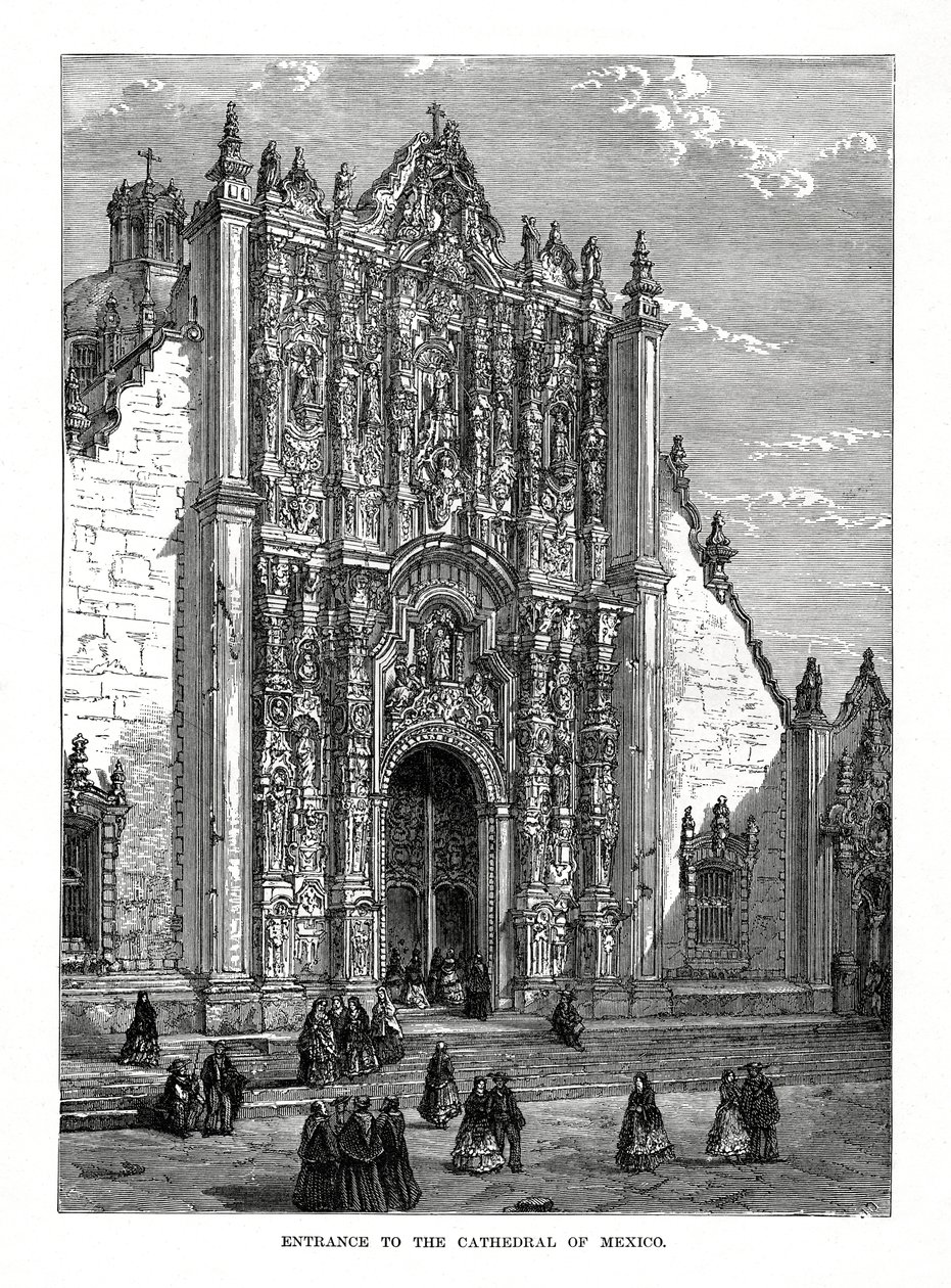 The Cathedral, Mexico City, Mexico by Unbekannt