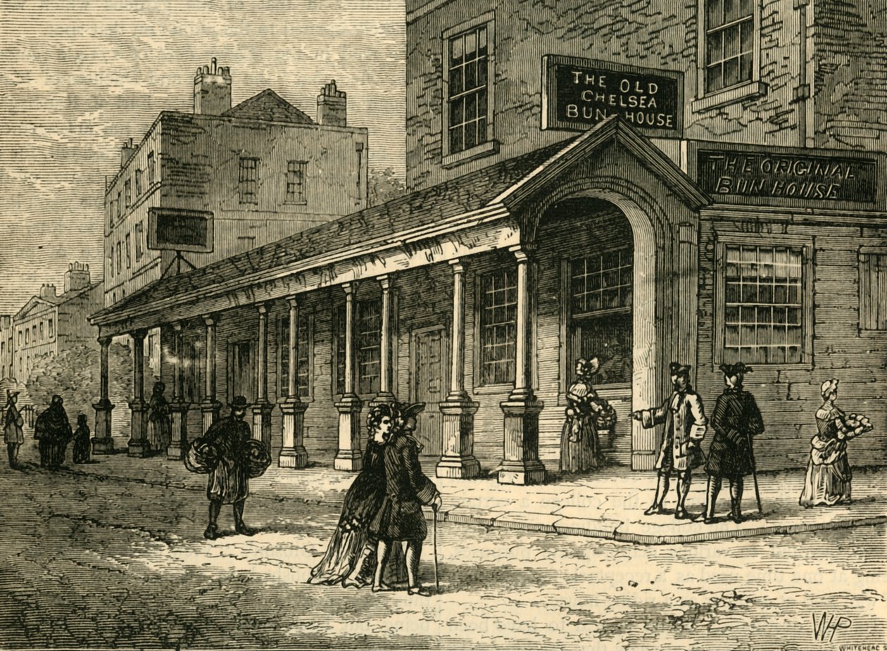 The Chelsea Bun-House, 1810, c1876 by Unbekannt