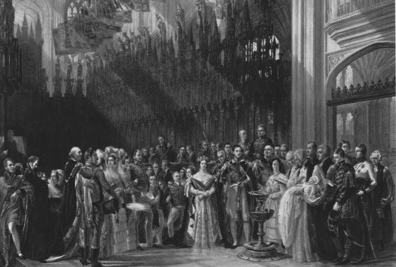 The Christening of the Prince of Wales, January 25, 1842 by Unbekannt