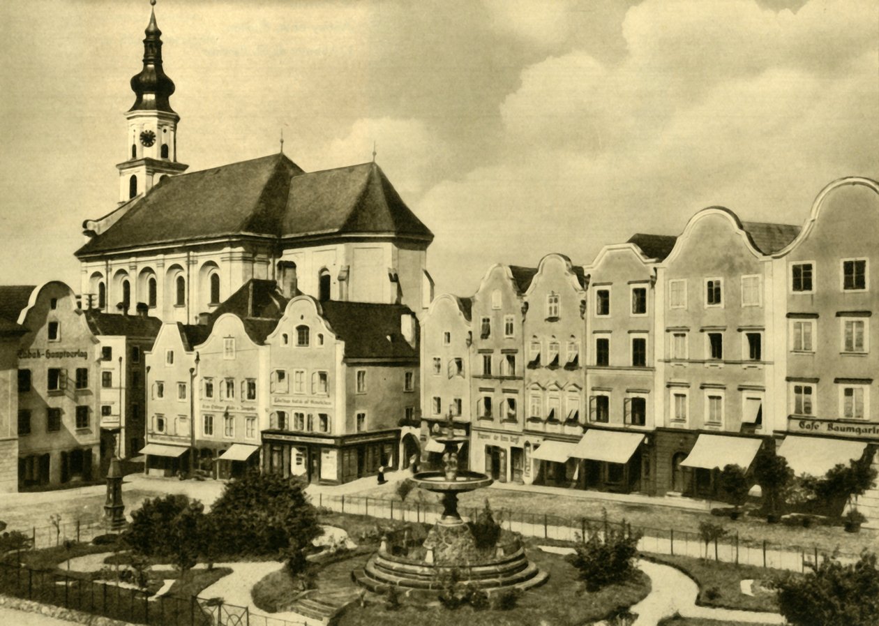 The Church of St George, Schärding am Inn, Upper Austria, c1935 by Unbekannt