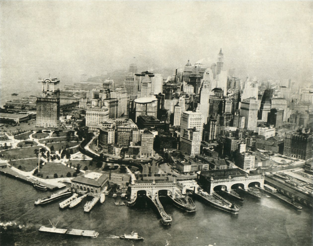 The City of New York as seen from the air by Unbekannt