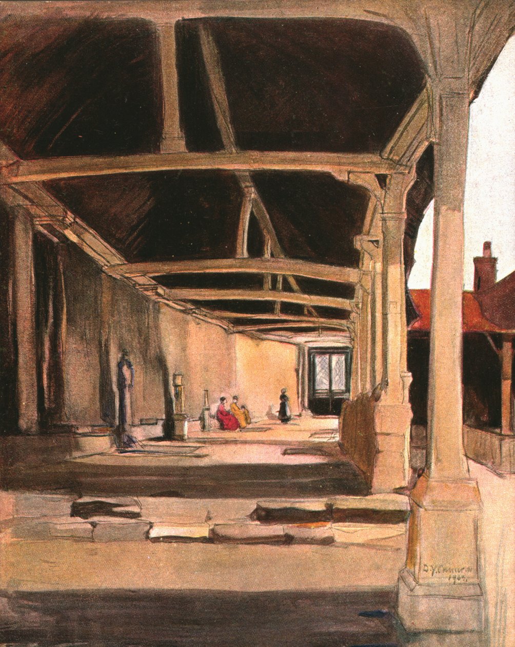 The Cloisters, Montevilliers by Unbekannt