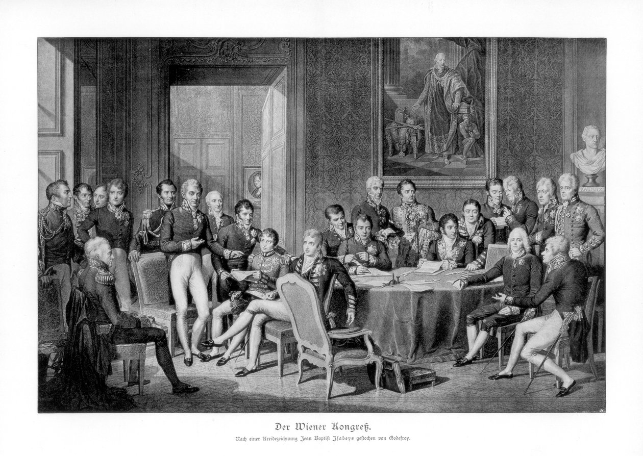 The Congress of Vienna, 1814-1815 by Unbekannt