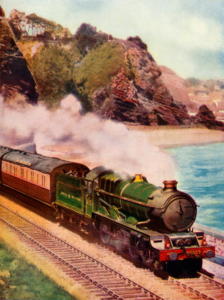 The Cornish Riviera Express drawn by a King class locomotive by Unbekannt