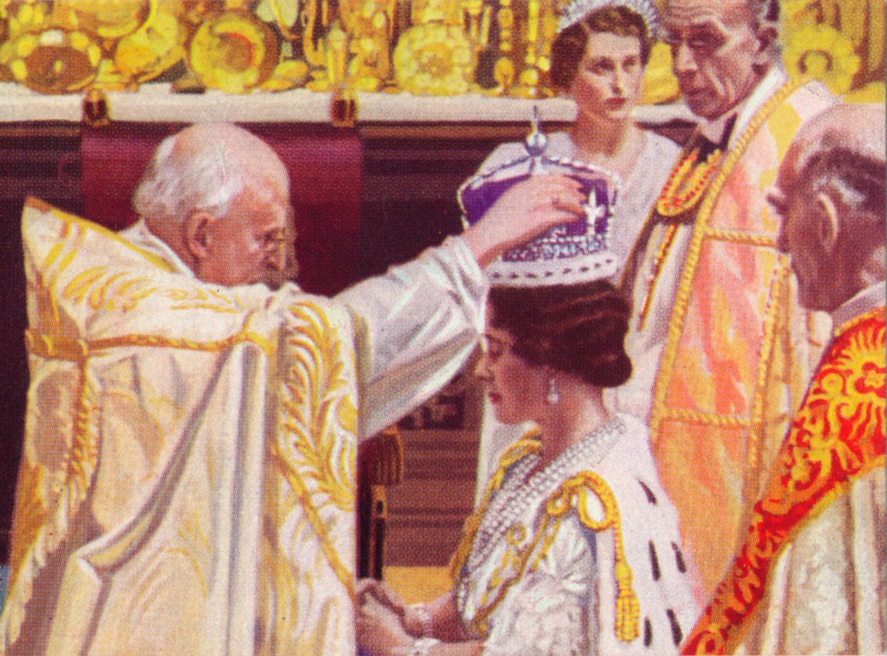 The Coronation of Queen Elizabeth by Unbekannt