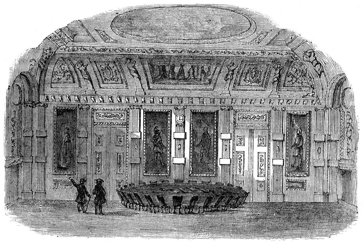 The Council Chamber at The Hague, Netherlands, 19th century by Unbekannt