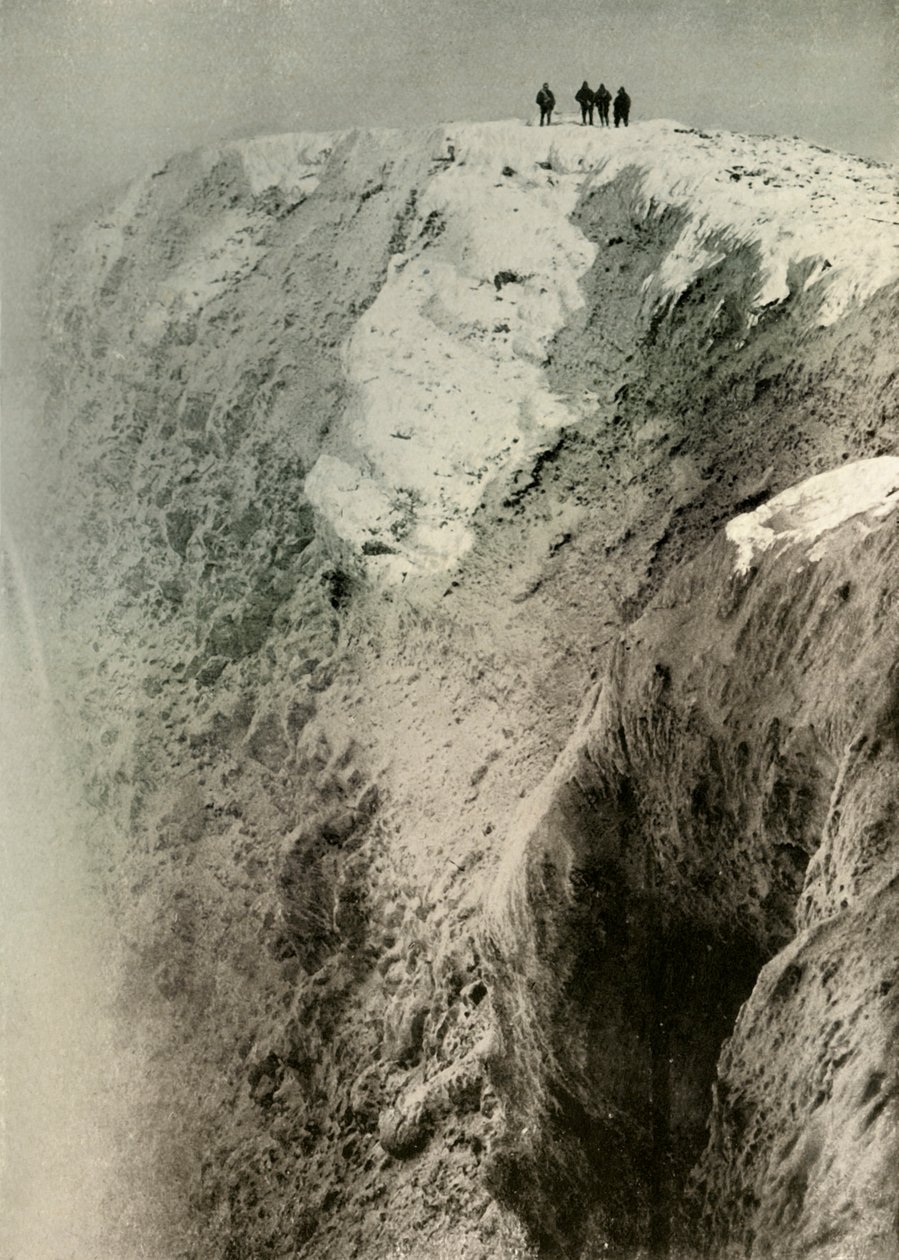 The Crater of Erebus, 900 Feet Deep and Half a Mile Wide, 1908-1909 by Unbekannt