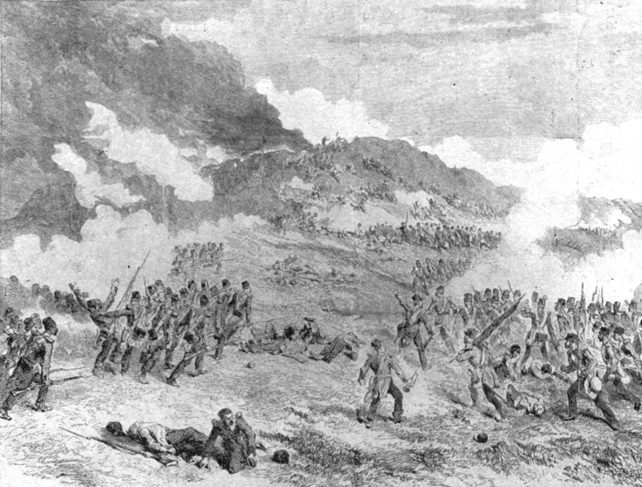 The Crimean War, 1854-56: The Taking of Sebastopol: Storming the Redan, September 8, 1855 by Unbekannt
