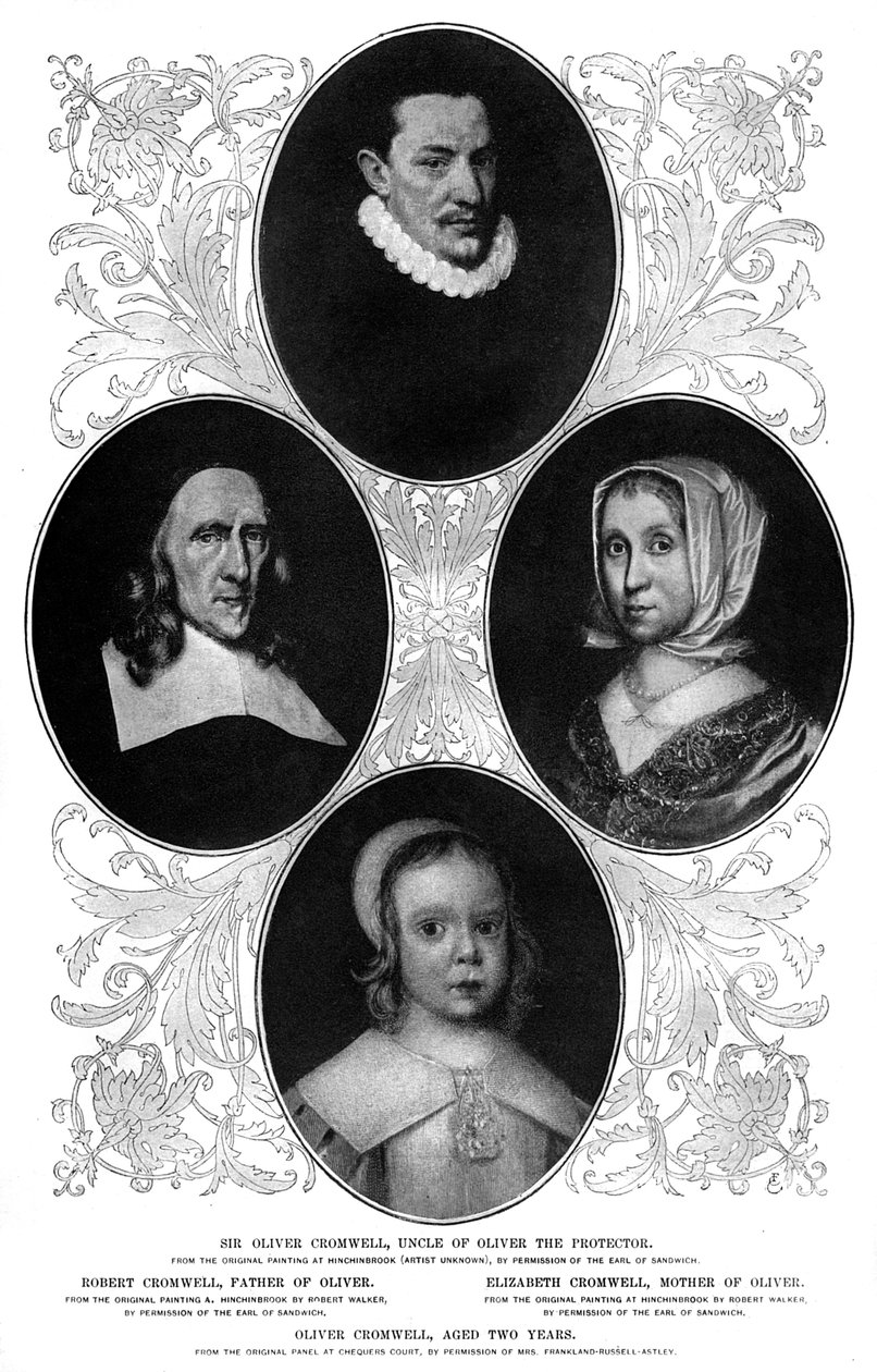 The Cromwell family, 1899 by Unbekannt