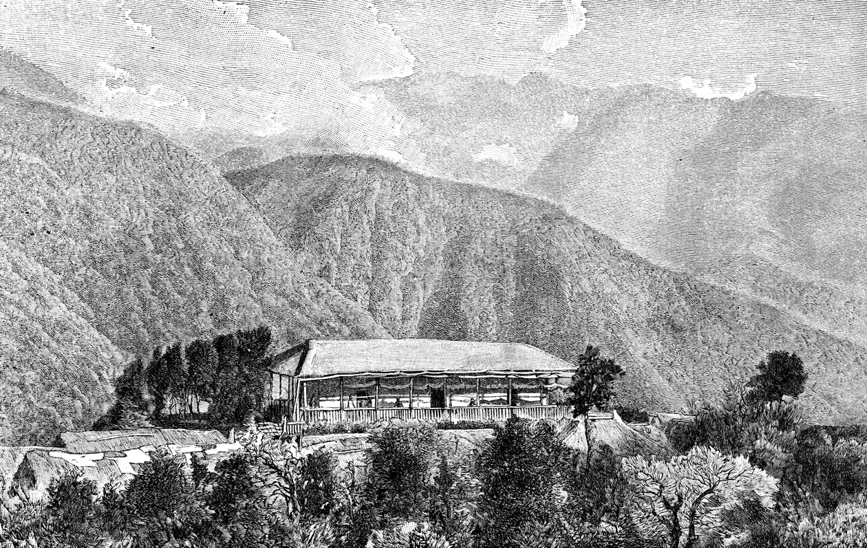 The Cussillani Hacienda, Yungas, Bolivia, 1895 by Unbekannt