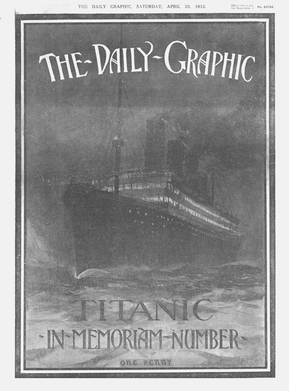 The Daily Graphic - Titanic-In-Memoriam-Number, Front Cover, April 20, 1912 by Unbekannt