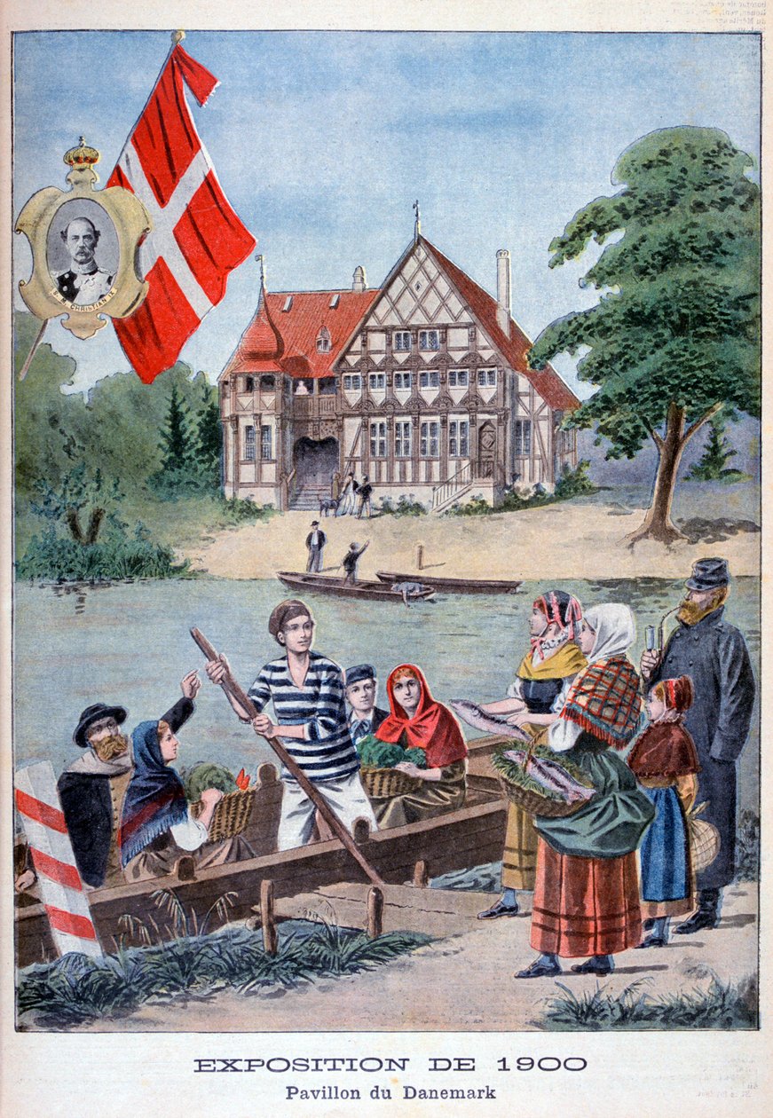 The Danish Pavilion at the Universal Exhibition of 1900, Paris, 1900 by Unbekannt