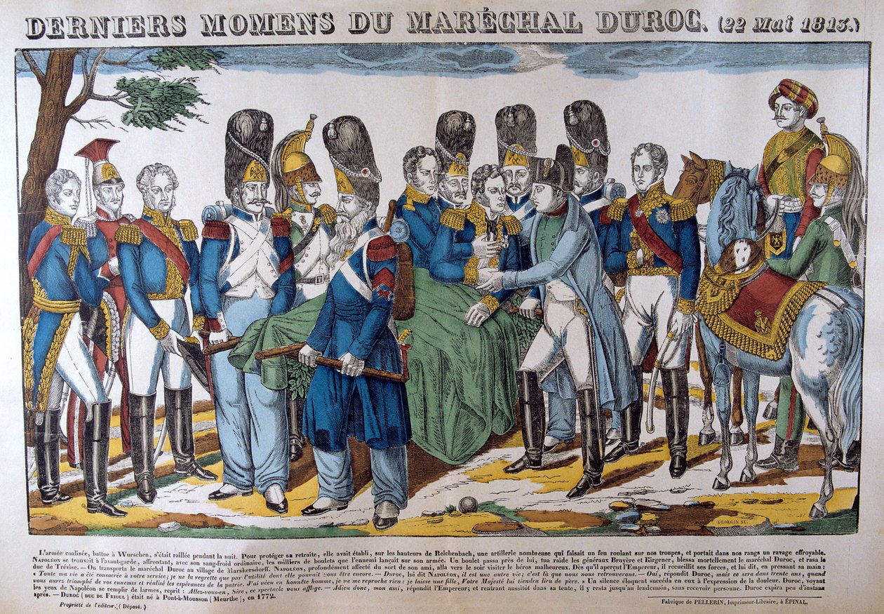 The Death of Marshal Duroc, 22 May 1813 by Unbekannt