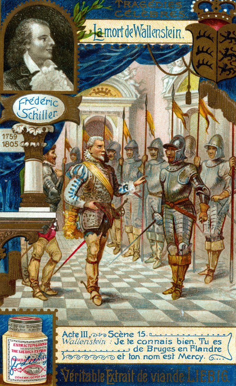 The Death of Wallenstein by Friedrich Schiller by Unbekannt