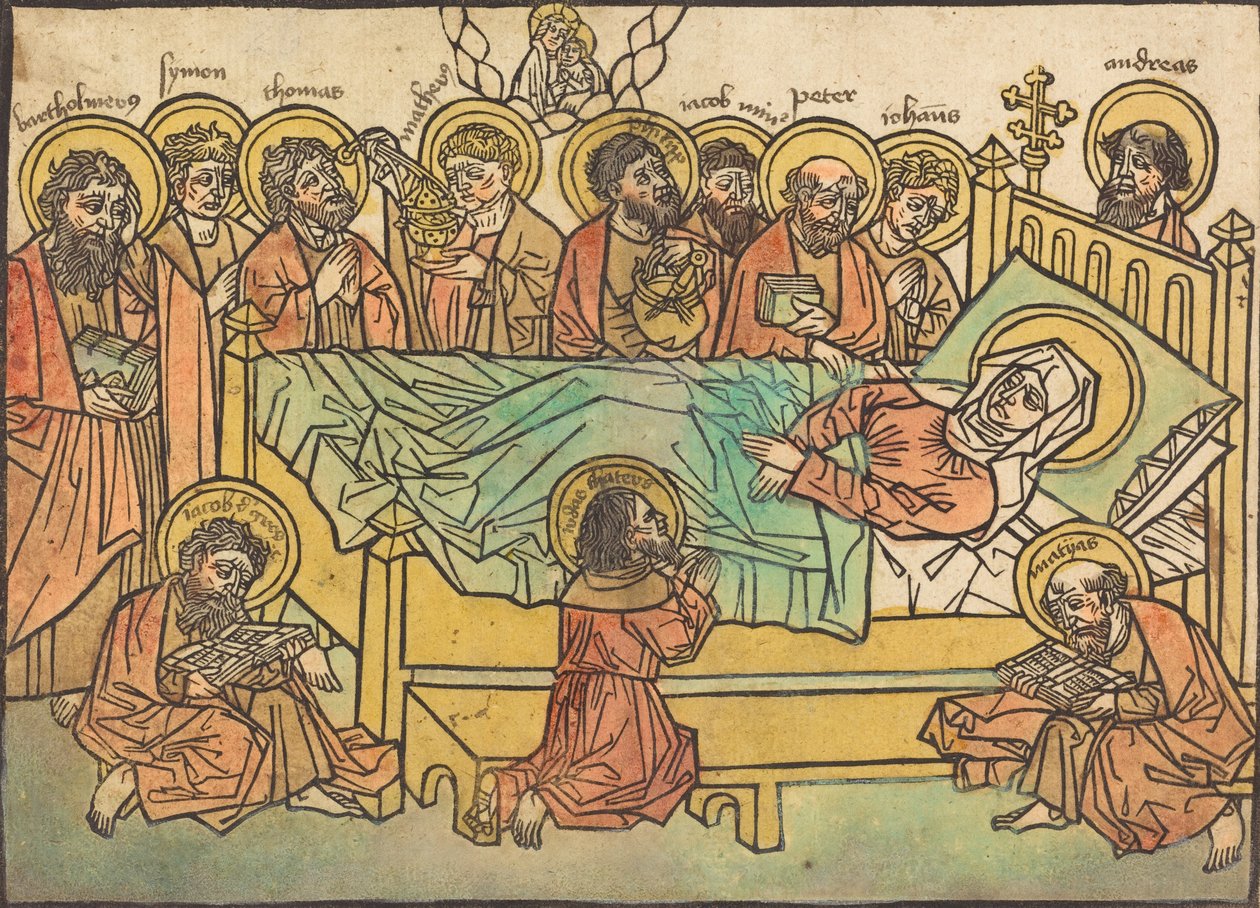 The Death of the Virgin by Unbekannt