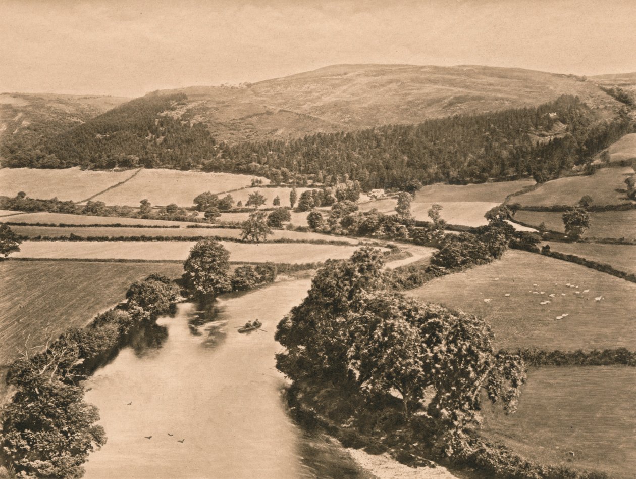 The Dee Valley, from Glendowers Mound by Unbekannt