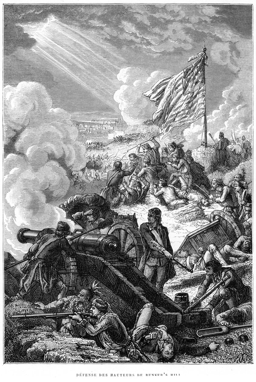 The Defence of Bunker Hill, 1775 by Unbekannt