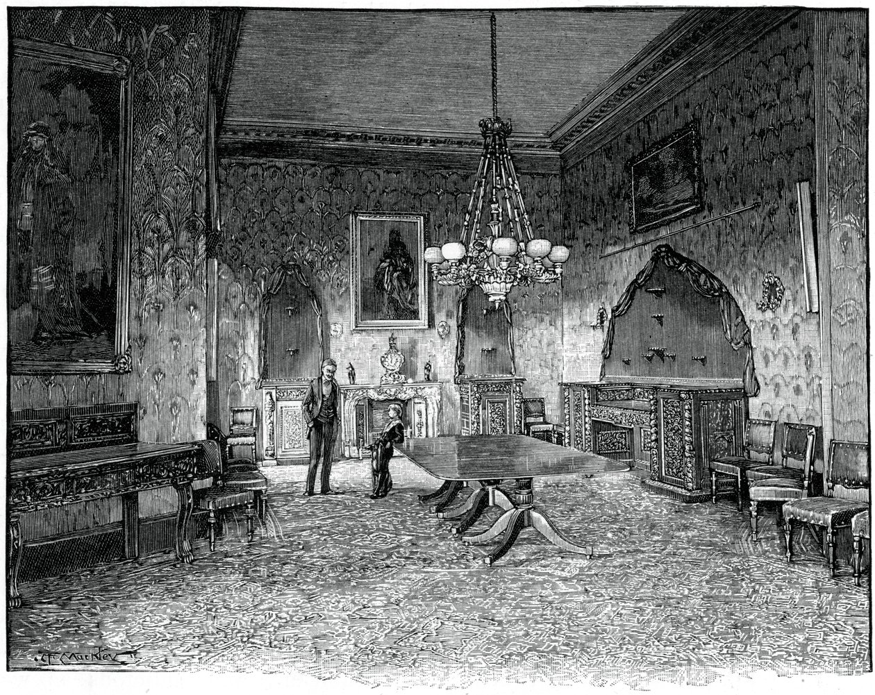 The Dining Room, Kilkenny House, Ireland by Unbekannt