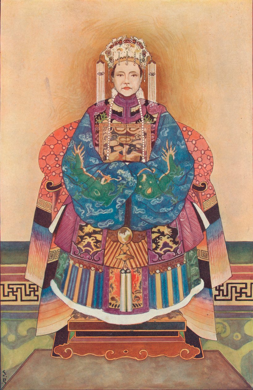 The Dowager Empress of China, 1908 by Unbekannt