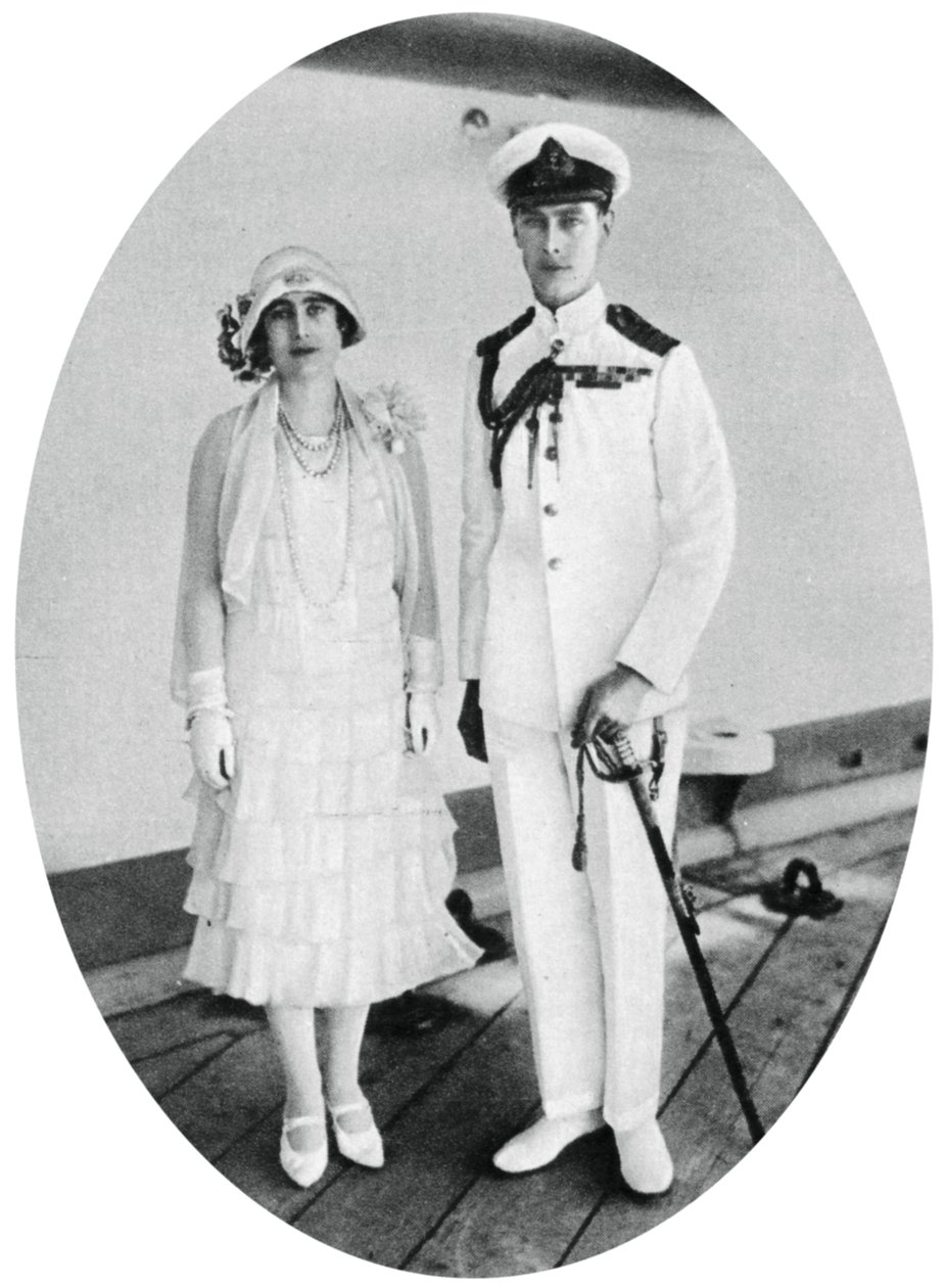 The Duke and Duchess of York on board HMS Renown, Malta, 1927 by Unbekannt
