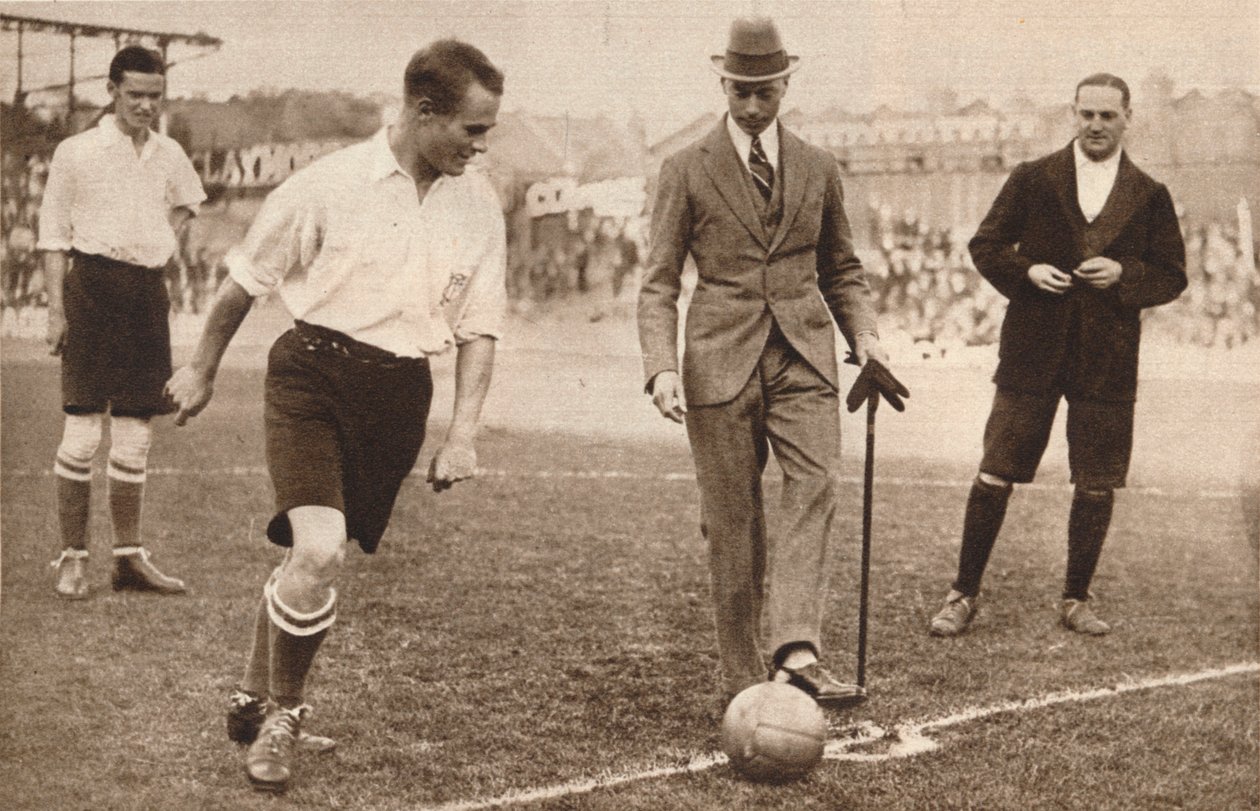 The Duke of York, Charity Football Match, Tottenham Hotspurs and Corinthians, c1921 by Unbekannt