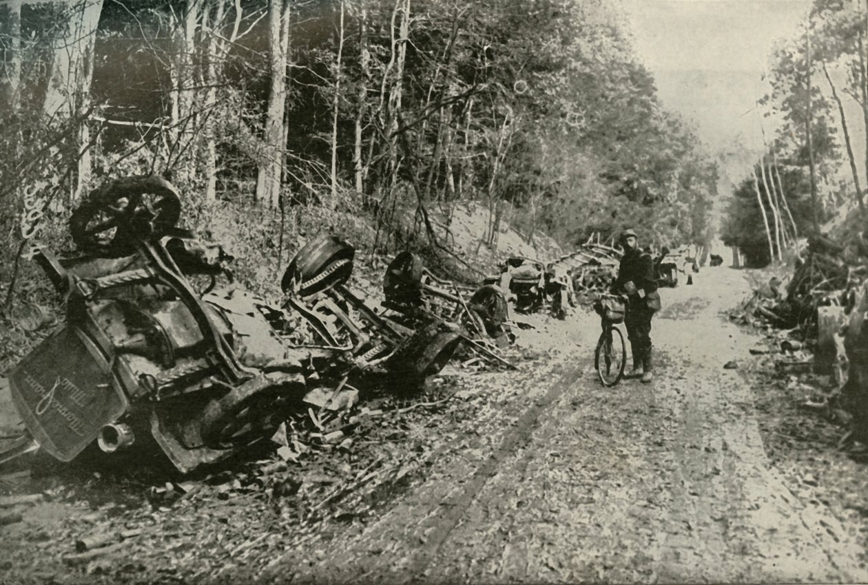 The Effect of British Shell Fire, 1919 by Unbekannt