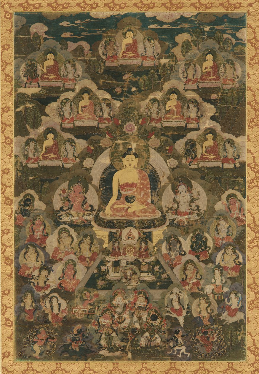 The Eight Medicine Buddhas by Unbekannt